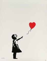 Girl With Balloon,Banksy