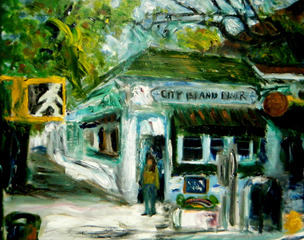 CITY ISLAND (NYC) DINER,Vladimir Ginzburg