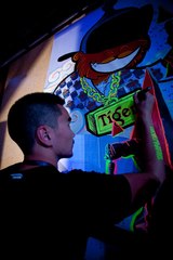 Final touch at the TT2012 event  ,Temuulen Batmunkh