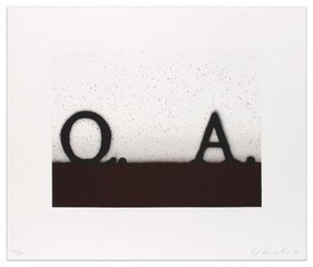 Question and Answer,Ed Ruscha