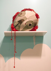 Skull with Blood Diamonds ,Saya Woolfalk