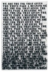  Untitled (Study #1 for Prisoner of Love) ,Glenn Ligon