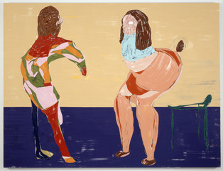 Self-Portrait with Friend,Nicola Tyson