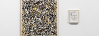 Portrait of Dimitri Medvedev in the Style of Jackson Pollock,