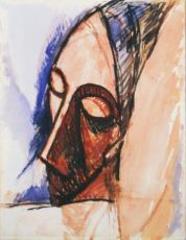 Tête de trois quarts (Head in Three-Quarter View),Pablo Picasso