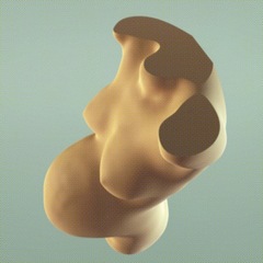 3D Model of Pregnant Bust | Virtual Possesion,Thomas Macker