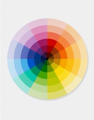 Monchromatic Sectors from Primary, Secondary and Tertiary Colour Ring with Dark Centre ,Damien Hirst
