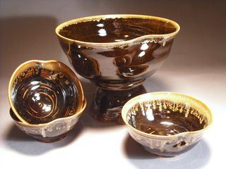 Temoku Bowl Set,Celeste Lida