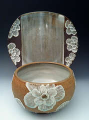Poppy Serving Bowl & Platter,Sally Ann Stahl