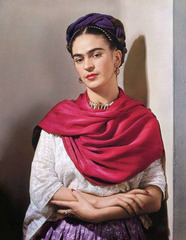  Frida with Magenta Rebozo, New York (The Classic Frida) ,Nickolas Muray