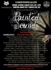 Painted Sound curated by Ixie Darkonn and Alexandra Mazzanti,