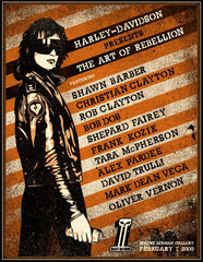 "Art of Rebellion" show poster,Shepard Fairey