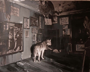 Adrian-ghenie-dada-is-dead-study-acrilic-and-collage-on-paper-52x42-cm-2009-sm