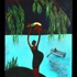 Woman-under-willow-nite