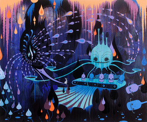 The Pain Collector (Processing Plant),Camille Rose Garcia