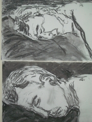 Howard_sleeping_-_charcoal