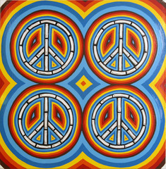 _four_peace_blue_20_x_20