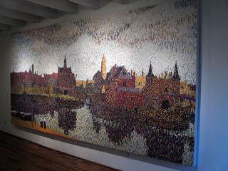 View of Delft (after Vermeer),Peter Fox