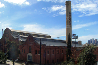 View of the Brewery Art Colony complex,