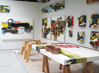 Studio View - work in progress,Christopher Lawrence Mercier