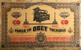 Two Sides of Capitalism: Good,Shepard Fairey