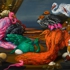 Diorama_with_nine_breeding_pairs__2008__oil_canvas__36x48_med