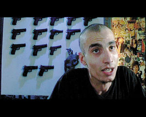 Still from the video "Idlers\' Logic",Khaled Hafez