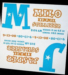 Birth Announcements by Mindy Beloff,
