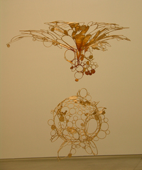 Detail of Sun-sneezers blow light bubbles,Ranjani Shettar
